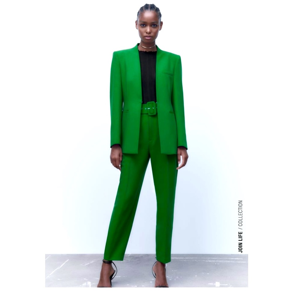 New w./tags Zara Green Suit